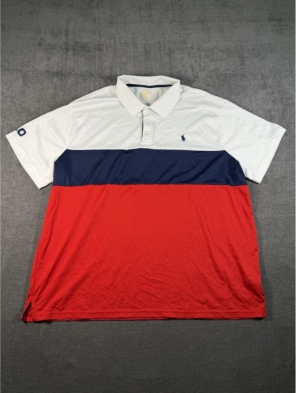 Polo Ralph Lauren Performance Colorblock Polo Shirt XXL